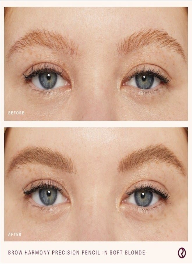 Rare Beauty Brow Harmony Pencil & Gel in Soft Blonde - Dual-Ended Brow Gel & Pencil for Precise, Long-Lasting Brows