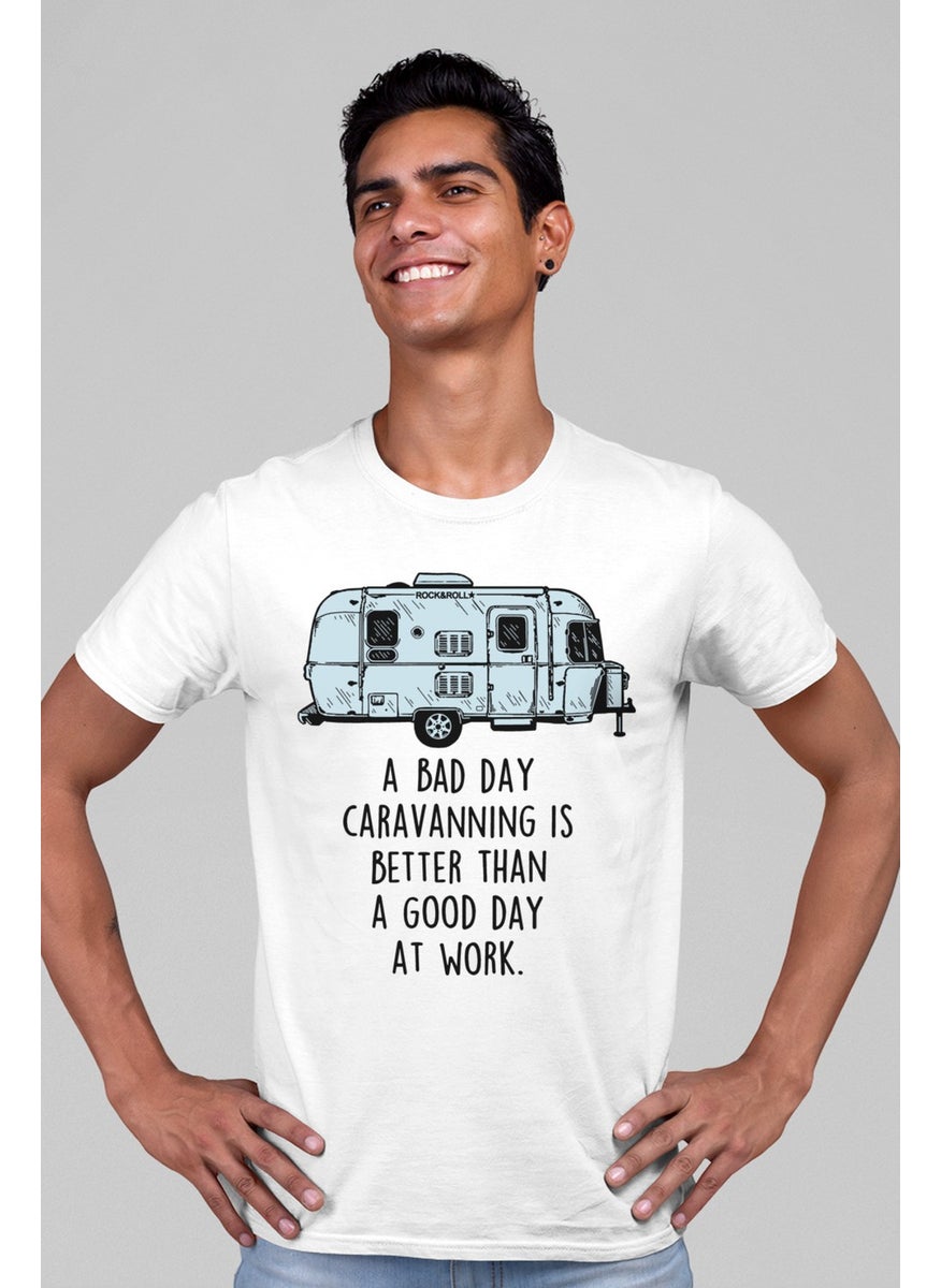 Caravan Life White Short Sleeve Men's T-Shirt