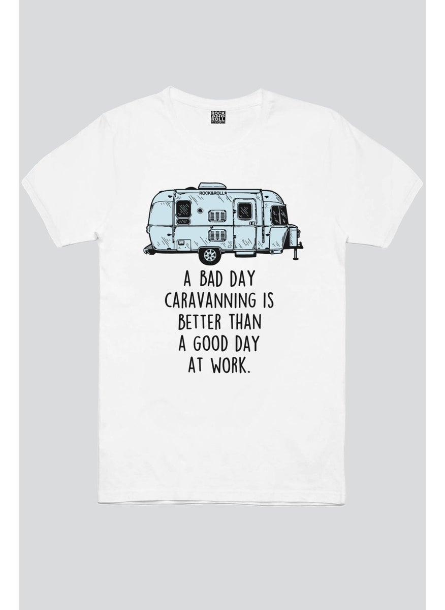 Caravan Life White Short Sleeve Men's T-Shirt