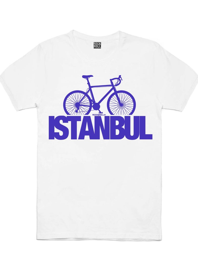 Rock & Roll Istanbul Bicycle White Short Sleeve Men's T-Shirt