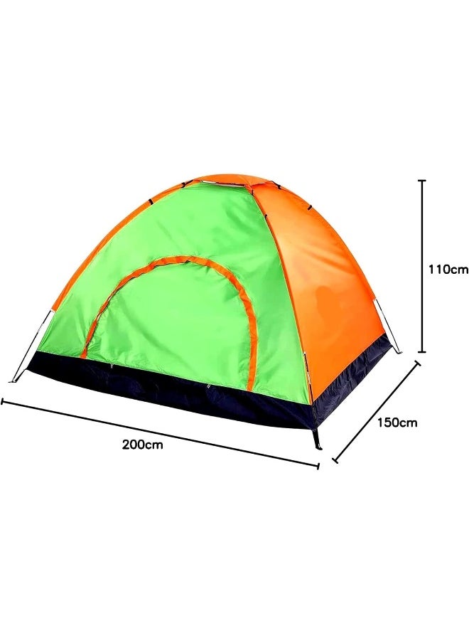 GO2CAMPS Automatic Camping Tent 3 Persons, Instant Automatic Pop Up Dome Tent, Portable Windproof Lightweight for Family Backpacking Hunting Hiking Outdoor Beach Tent and Picnic Tent