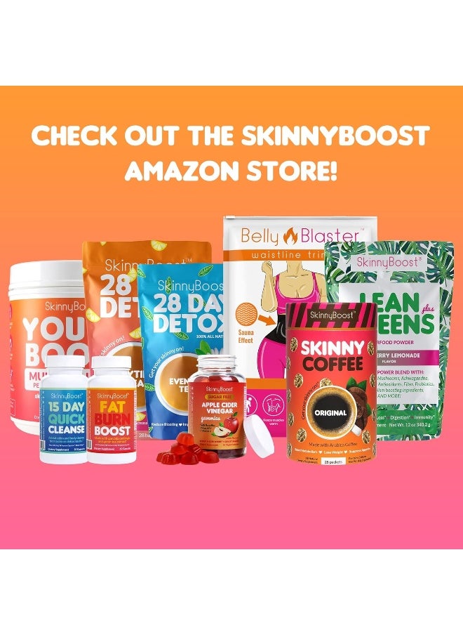 SkinnyBoost Skinny Boost Tea Kit-2 Pack-2 Plus Free Fruit Slice Tumbler