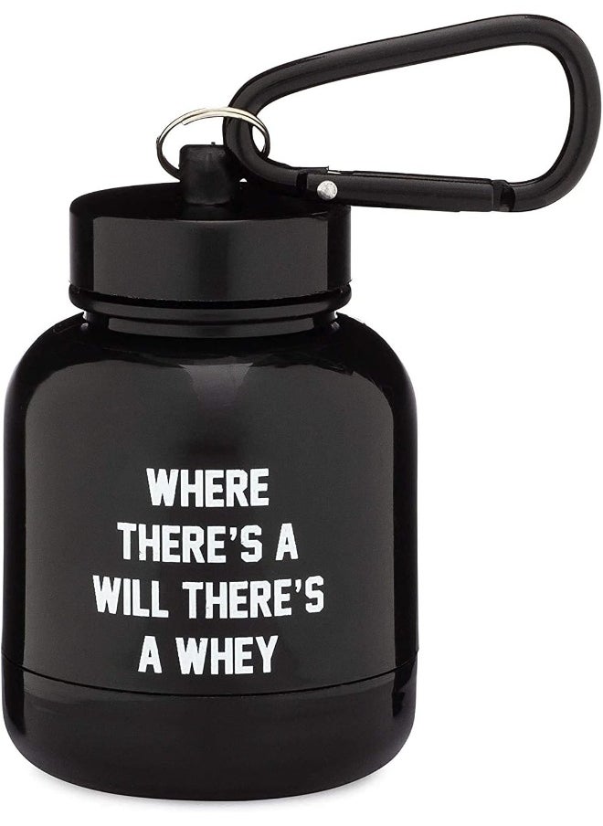 ONMYWHEY On My Whey - Portable Protein and Supplement Powder Funnel Keyring - Punny Variety 3-Pack