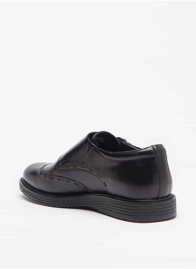 Men's Solid Slip-On Monk Shoes