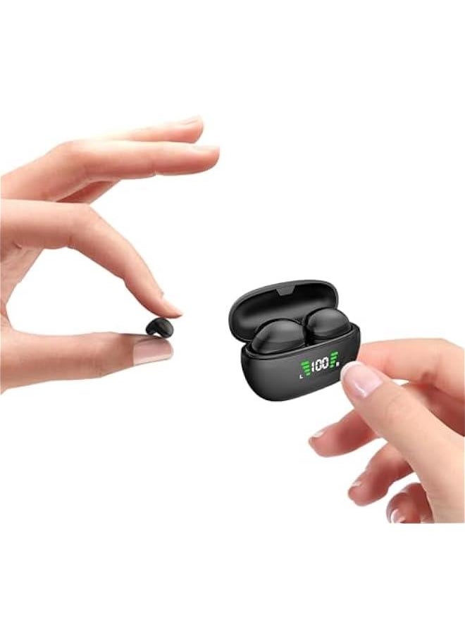 Wireless Mini Small Invisible Earbuds Hidden for Work Bluetooth Micro Tiny Smallest Earbuds for Small Ears Bluetooth Invisible Small Ear Buds Discreet Low Profile Spy Earpiece