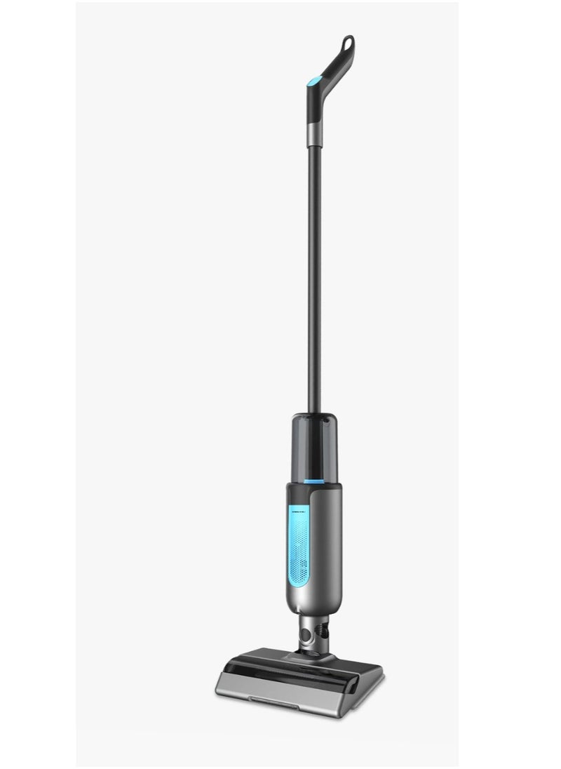 Dual Design - Cordless Vacuum & Mop / Low Noise / HEPA Filter / Lightweight / Adjustable Speed Levels / Efficient and Easy to Use Stick Vacuum Cleaner - Black