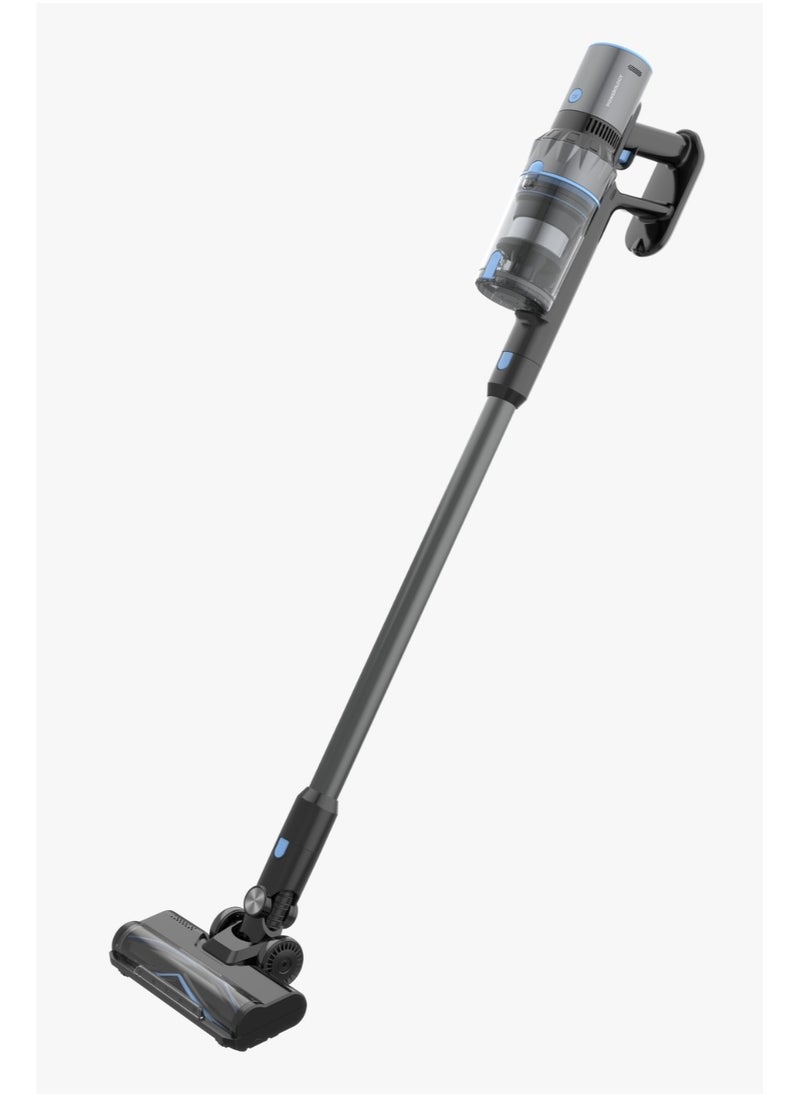 Cordless Stick Vacuum with Electric Brush and HEPA Filter / 27000Pa Suction Power / 45 Min Working Time / Adjustable Speed Level / Powerful and Easy to Use Stick Vacuum Cleaner - Black