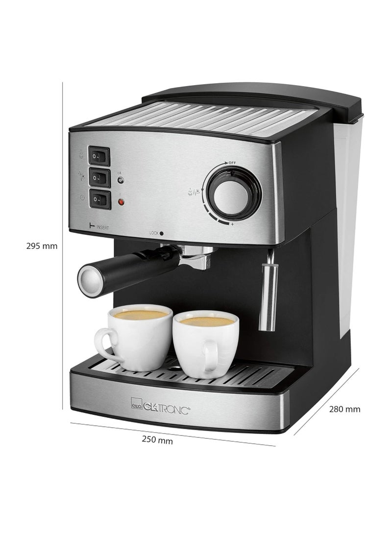 ES 3643 Espresso Machine | 15-Bar Pressure, Stainless Steel, 1.6L Capacity