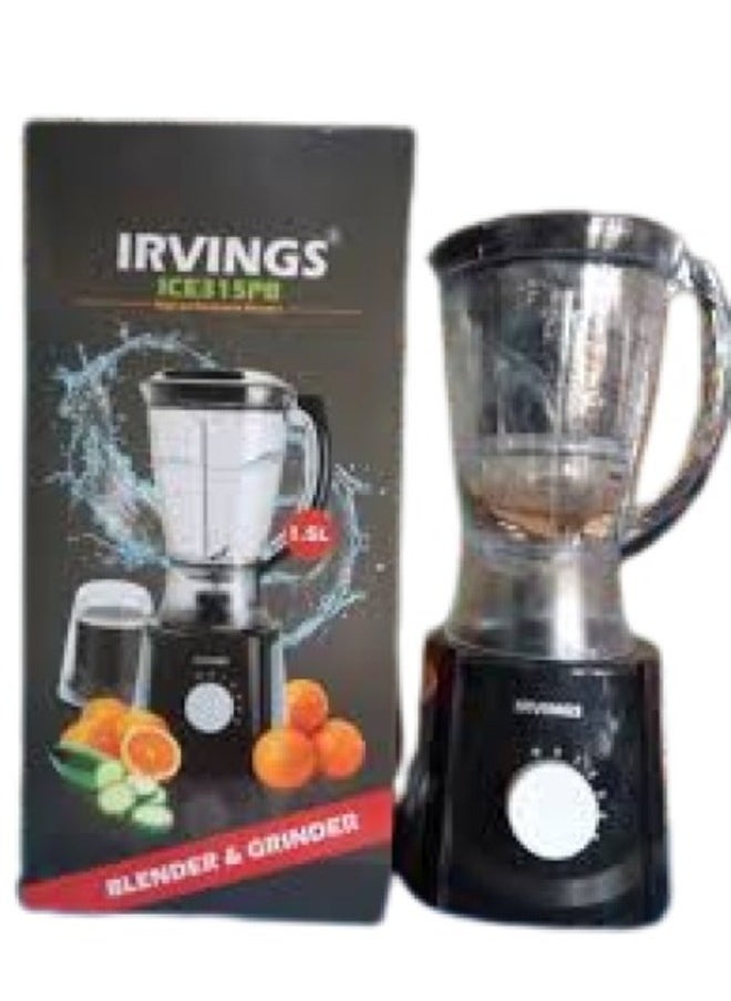 IRVINGS Blender And Grinder 400W Brand New IC315PB High Performance Blender