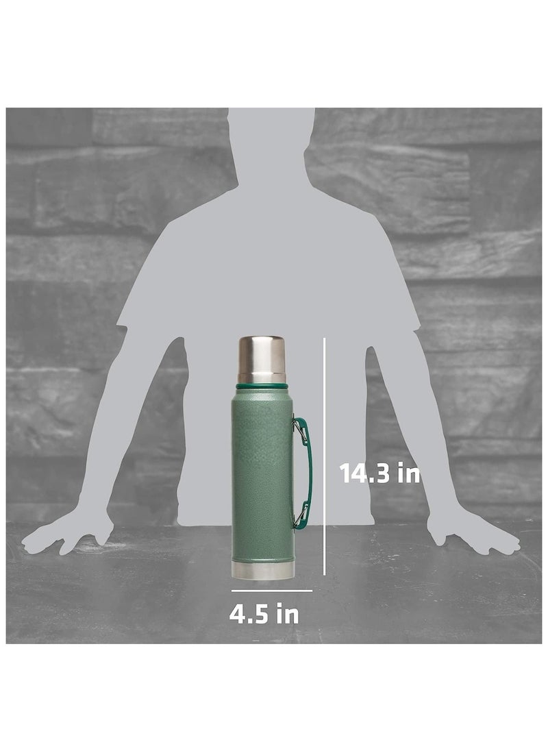 Classic Legendary Vacuum Insulated Bottle, 2.0 QT / 1.9 L – Stainless Steel, Hot for 45 Hours, Cold for 2 Days