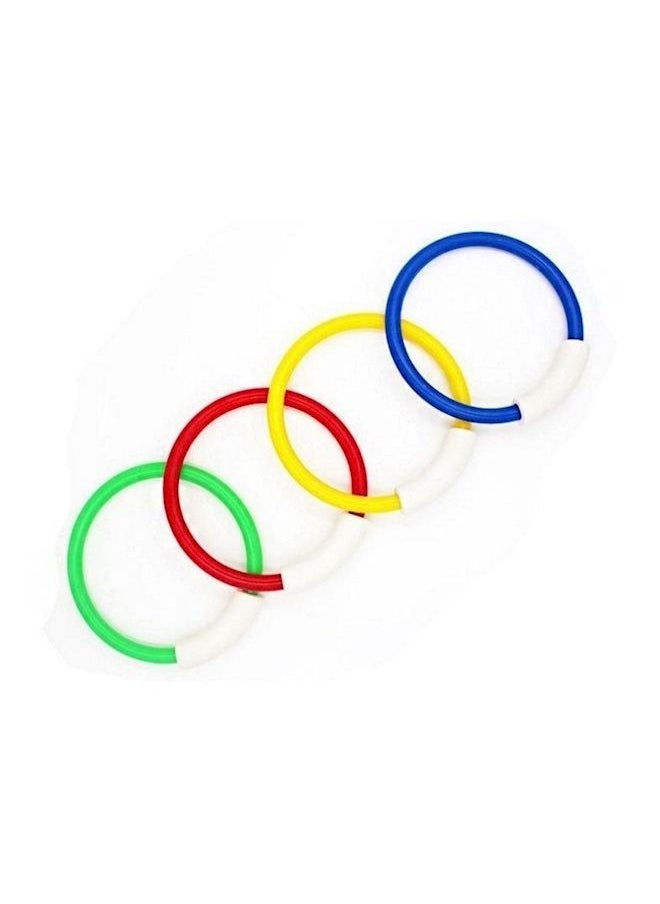 4-Piece Underwater Pool Toy Rings