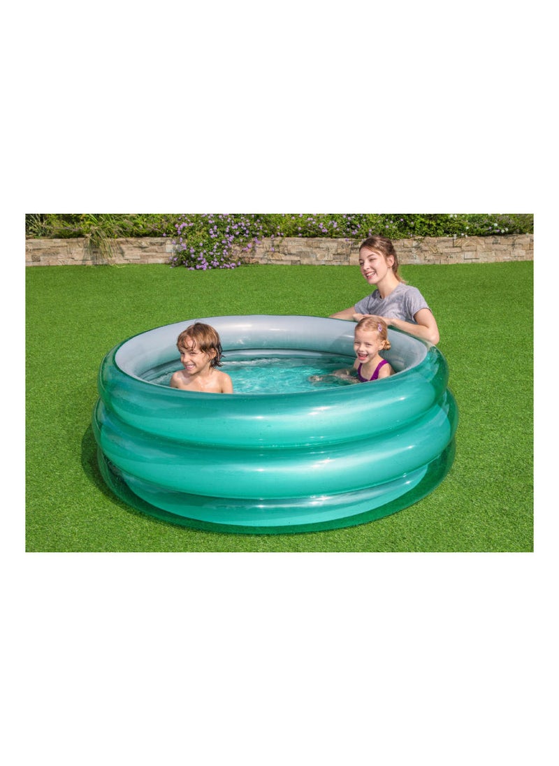 Big Metallic 3-ring Pool 150x53cm -26-51041