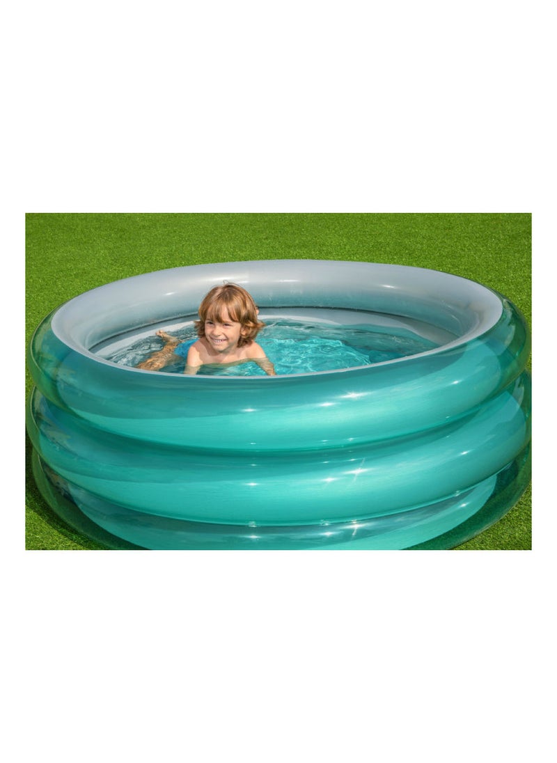 Big Metallic 3-ring Pool 150x53cm -26-51041