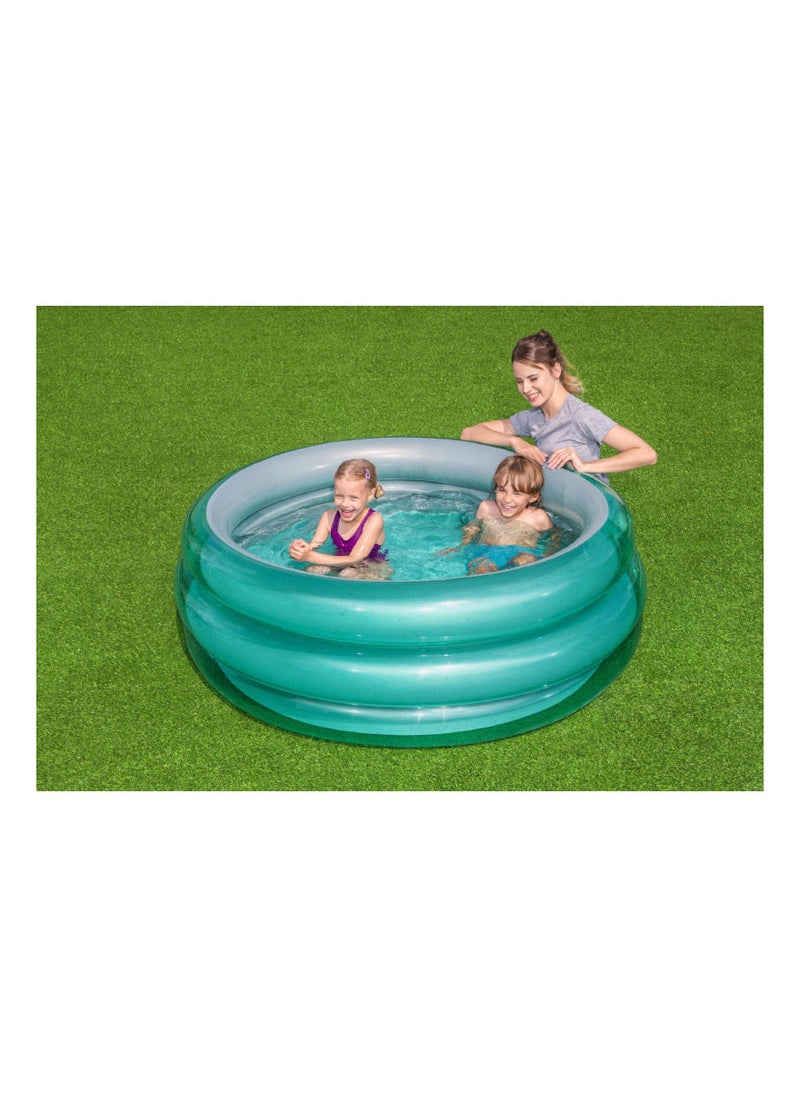 Big Metallic 3-ring Pool 150x53cm -26-51041