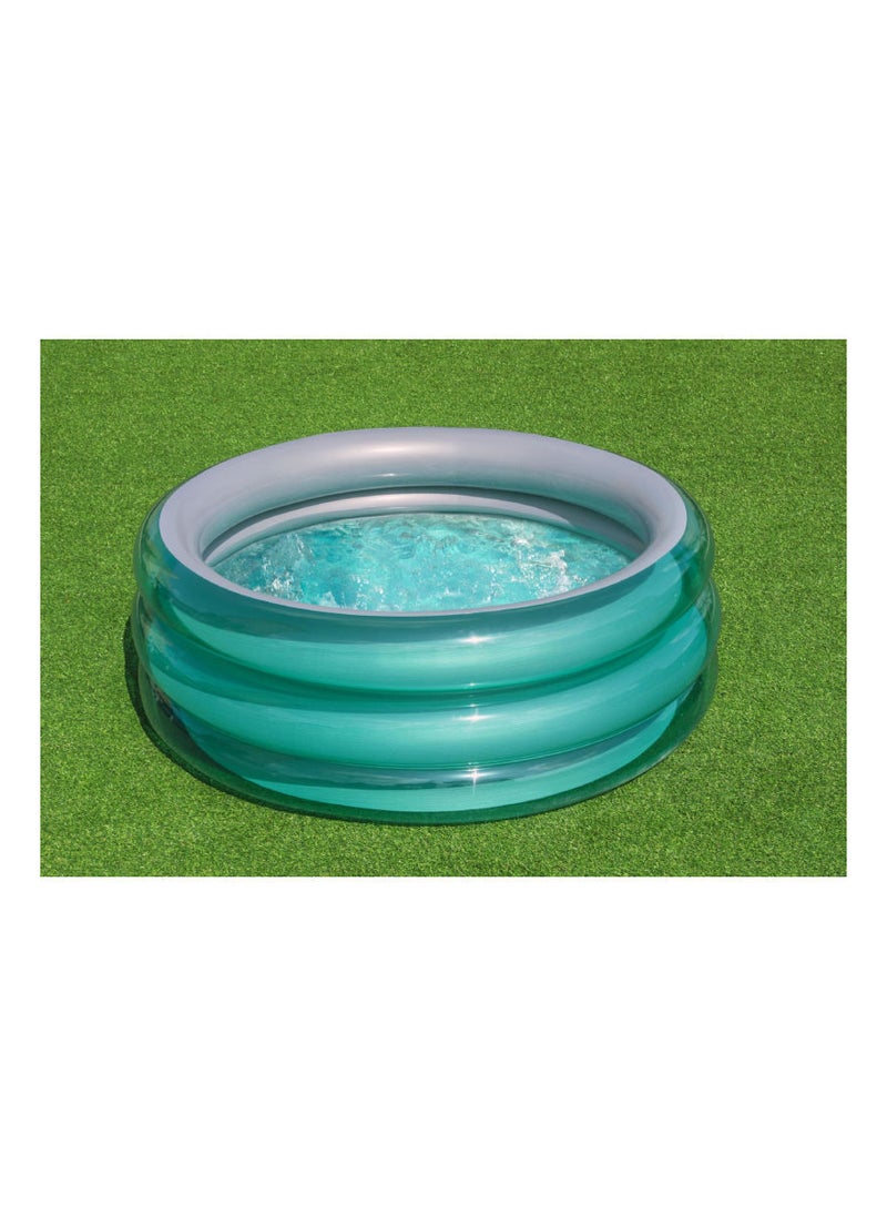 Big Metallic 3-ring Pool 150x53cm -26-51041