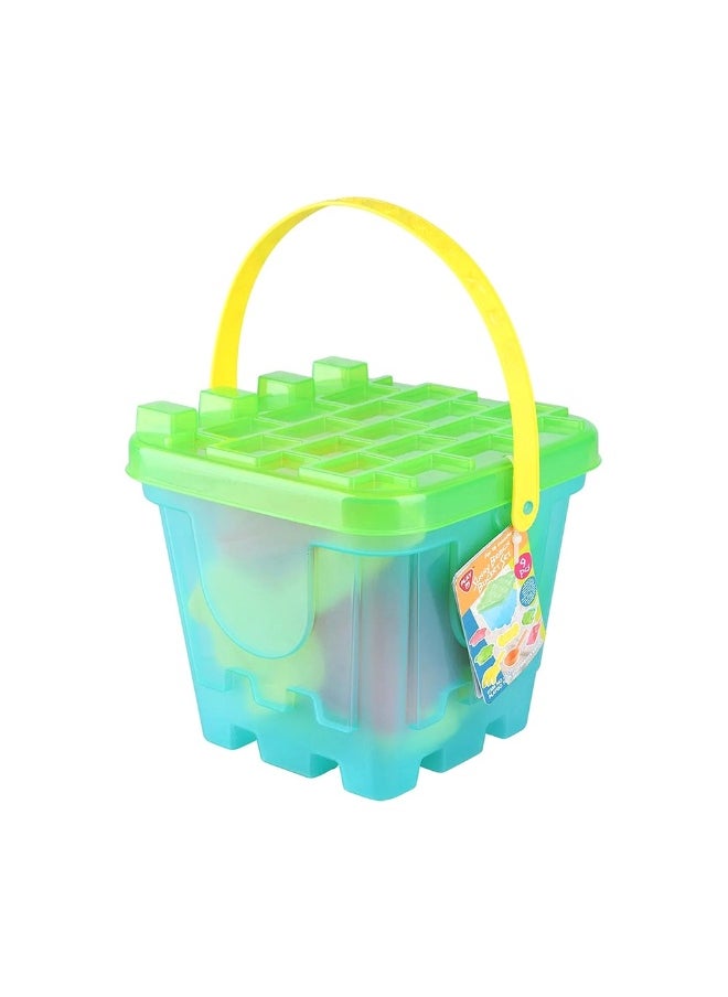 Playgo Sunny Beach Bucket Playset (9 Pieces)