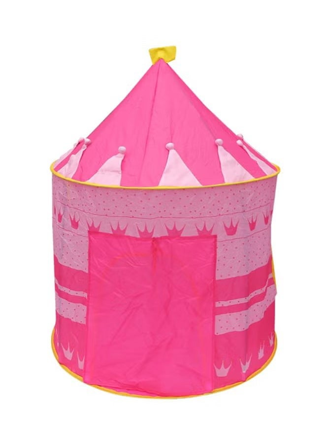 Foldable Children'S Tent Princess Prince Castle Indoor And Outdoor Play House Baby Crawling Tent, Pink