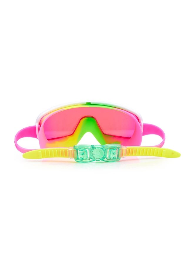 Multicolor Melon Chromatic Swim Goggles