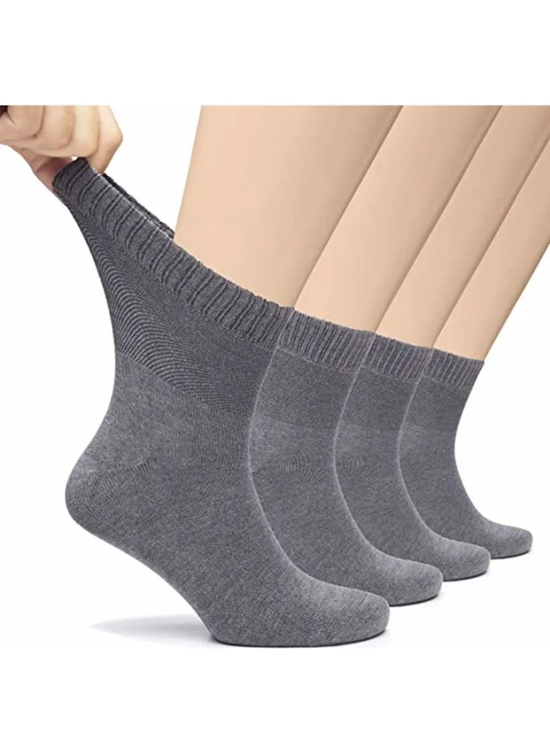 Women (36 - 40) Cotton Combed Cotton Socks Candy Socks Elasticless and Anti-Odor Socks 4 Pieces