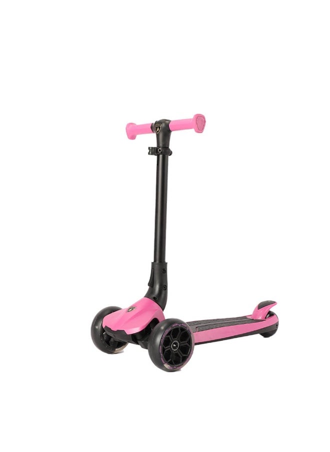 3-Wheel Folding Kick Scooter (Pink)