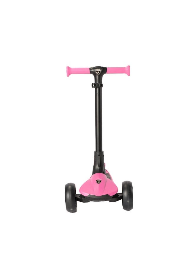 3-Wheel Folding Kick Scooter (Pink)