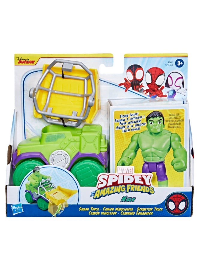 Spidey And His Amazing Friends Hulk Smash Truck Playset