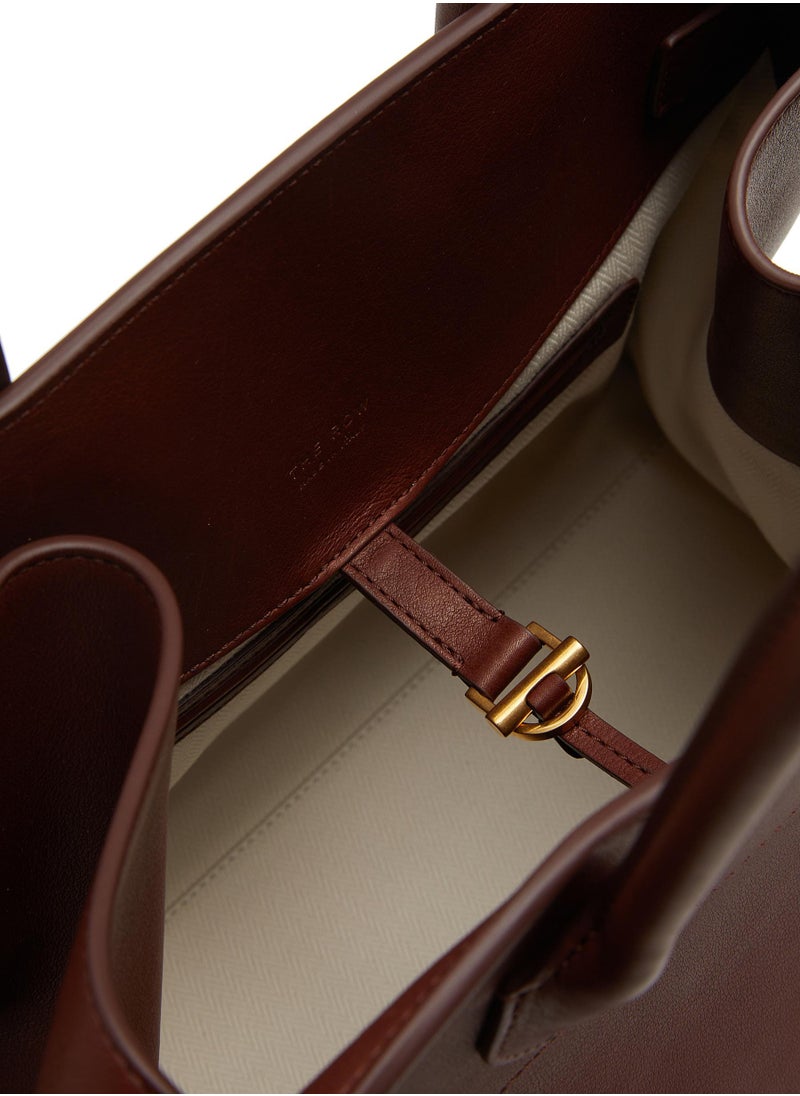 The Row Margaux 15 smooth leather tote