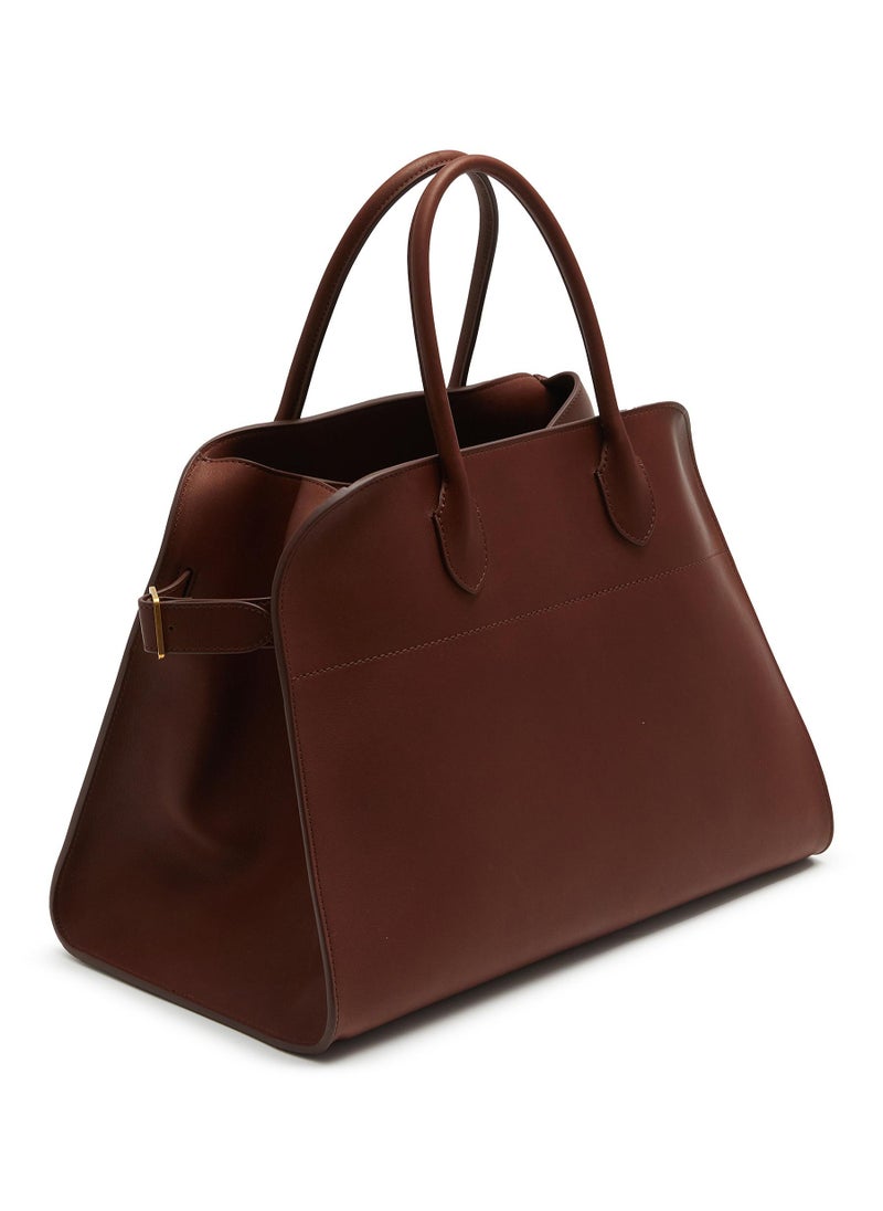 The Row Margaux 15 smooth leather tote