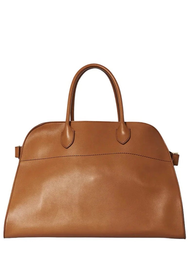 The Row Margaux 15 smooth leather tote