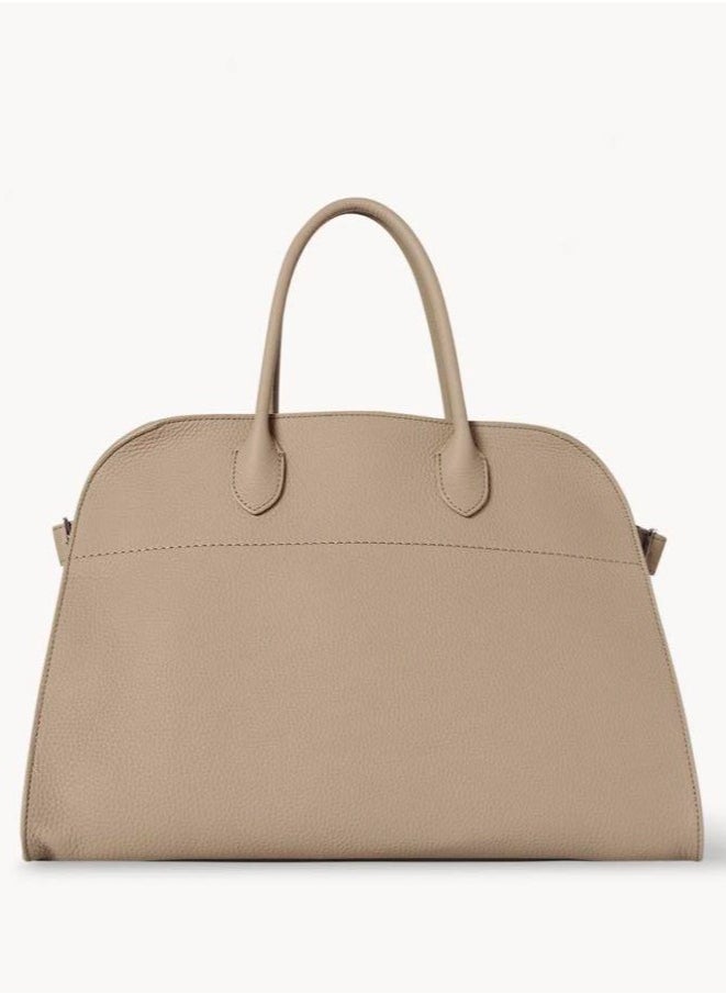 The Row Margaux 15 smooth leather tote