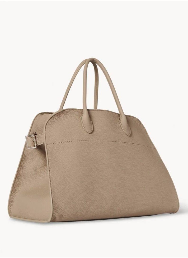 The Row Margaux 15 smooth leather tote