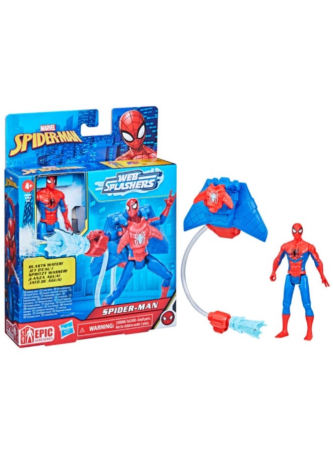 Marvel Spider-Man Epic Hero Series Web Splashers Action Figure (10 cm)