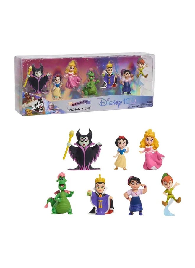 100 Years Of Enchantment Celebration Figure Set (7 Cm, 7 Pack)