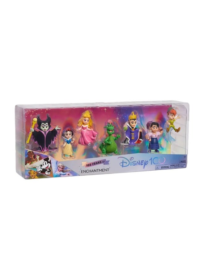 100 Years Of Enchantment Celebration Figure Set (7 Cm, 7 Pack)