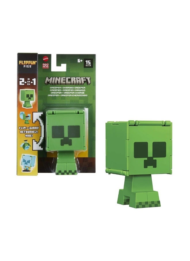 Minecraft Flippin Figs 2-In-1 Transforming Figure (7 Cm, Assorted)