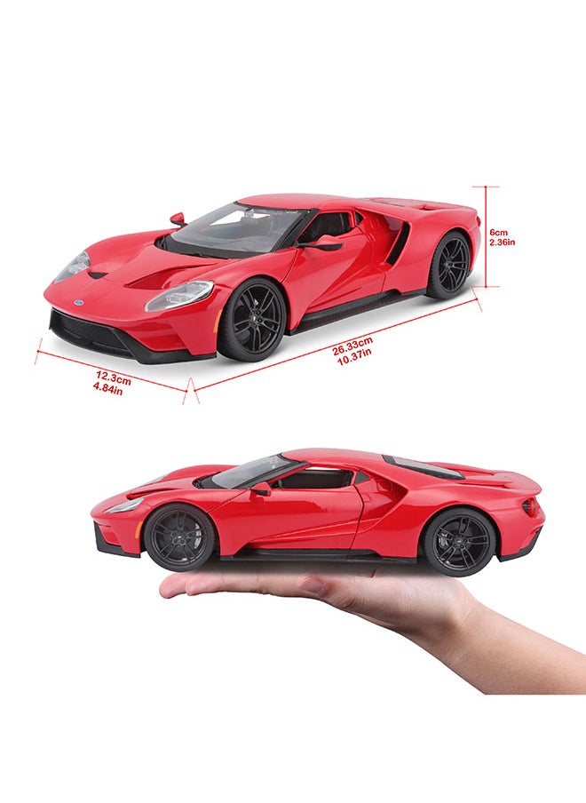 1:18 Ford Gt Red Officially Licensed Scaled Replicas of Collectible Diecast Metal Models with Exquisite Interior & Exterior Detailing for All Ages