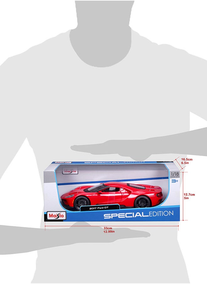 1:18 Ford Gt Red Officially Licensed Scaled Replicas of Collectible Diecast Metal Models with Exquisite Interior & Exterior Detailing for All Ages