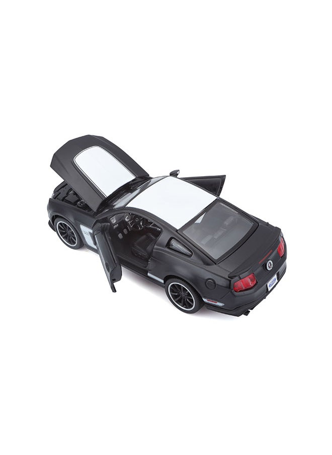 1:24 Se (A) - Ford Mustang Boss 302 Dull Black Officially Licensed Scaled Replicas of Collectible Diecast Metal Models with Exquisite Interior & Exterior Detailing for All Ages