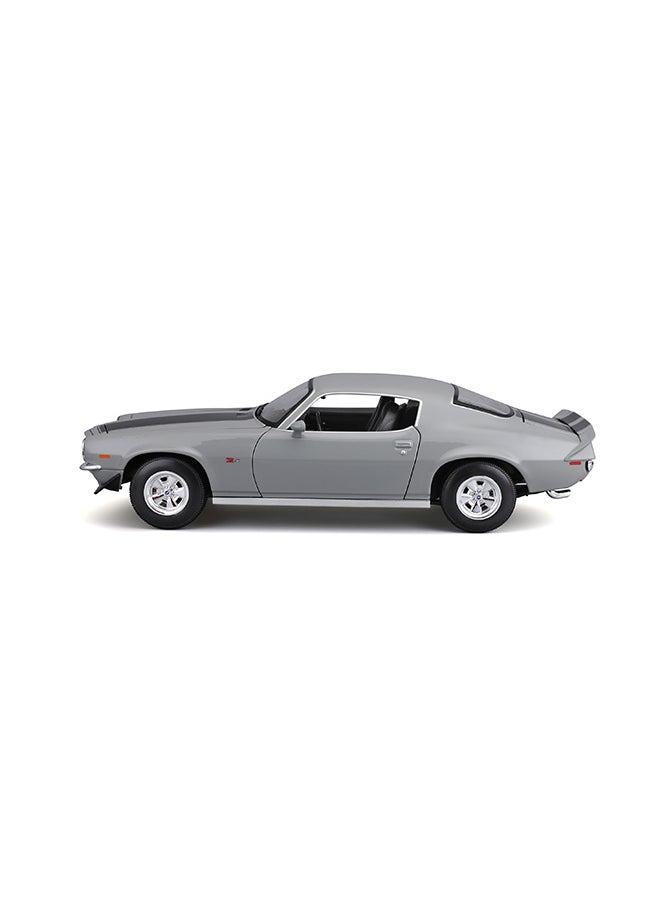 1:18 1971 Chevrolet Camaro Gray Officially Licensed Scaled Replicas of Collectible Diecast Metal Models with Exquisite Interior & Exterior Detailing for All Ages