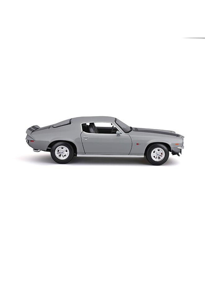 1:18 1971 Chevrolet Camaro Gray Officially Licensed Scaled Replicas of Collectible Diecast Metal Models with Exquisite Interior & Exterior Detailing for All Ages