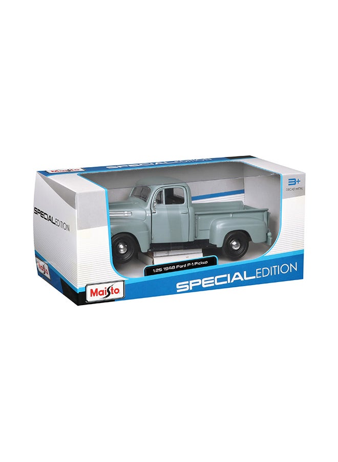 1:24 Se (A) - 1948 Ford F-1 Pickup Grey Officially Licensed Scaled Replicas of Collectible Diecast Metal Models with Exquisite Interior & Exterior Detailing for All Ages