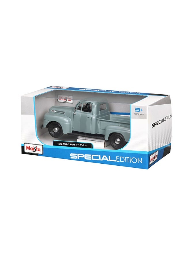 1:24 Se (A) - 1948 Ford F-1 Pickup Grey Officially Licensed Scaled Replicas of Collectible Diecast Metal Models with Exquisite Interior & Exterior Detailing for All Ages