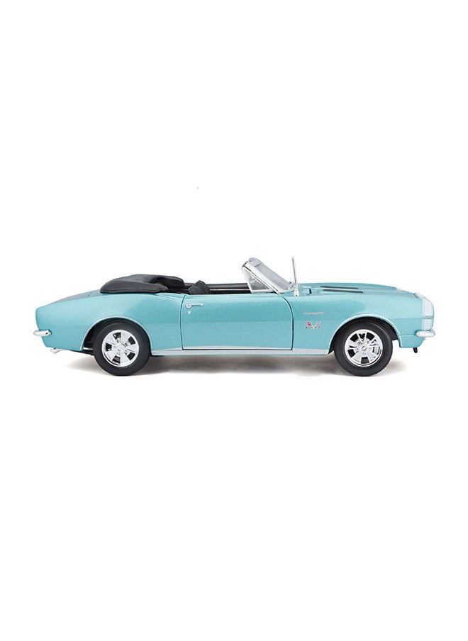 1:18 Se (A)-1967 Met Turquoise Chevrolet Camaro Ss 396 Convertible Officially Licensed Scaled Replicas of Collectible Diecast Metal Models with Exquisite Interior & Exterior Detailing for All Ages