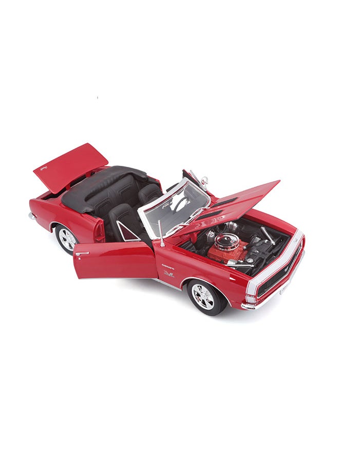 1:18 Se (A)-1967 Chevrolet Camaro Ss 396 Convertible Red Officially Licensed Scaled Replicas of Collectible Diecast Metal Models with Exquisite Interior & Exterior Detailing for All Ages