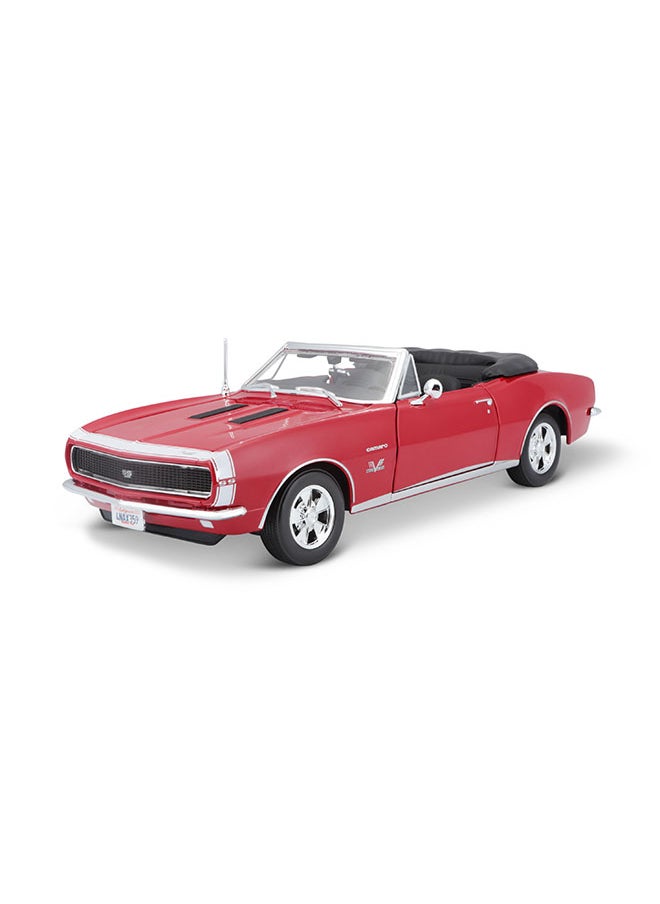 1:18 Se (A)-1967 Chevrolet Camaro Ss 396 Convertible Red Officially Licensed Scaled Replicas of Collectible Diecast Metal Models with Exquisite Interior & Exterior Detailing for All Ages