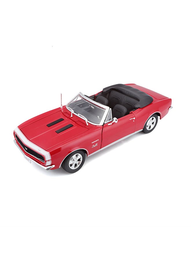 1:18 Se (A)-1967 Chevrolet Camaro Ss 396 Convertible Red Officially Licensed Scaled Replicas of Collectible Diecast Metal Models with Exquisite Interior & Exterior Detailing for All Ages