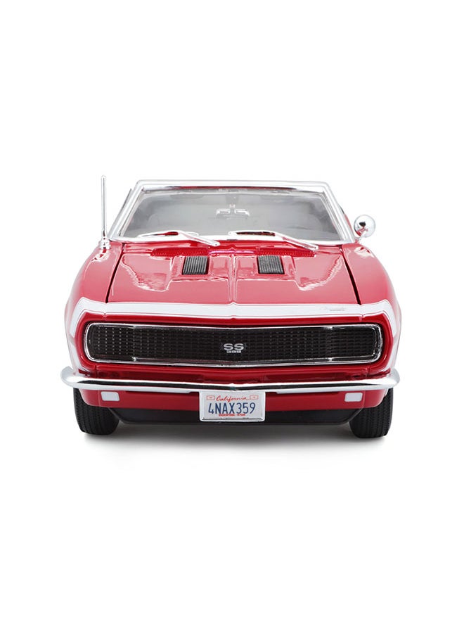 1:18 Se (A)-1967 Chevrolet Camaro Ss 396 Convertible Red Officially Licensed Scaled Replicas of Collectible Diecast Metal Models with Exquisite Interior & Exterior Detailing for All Ages