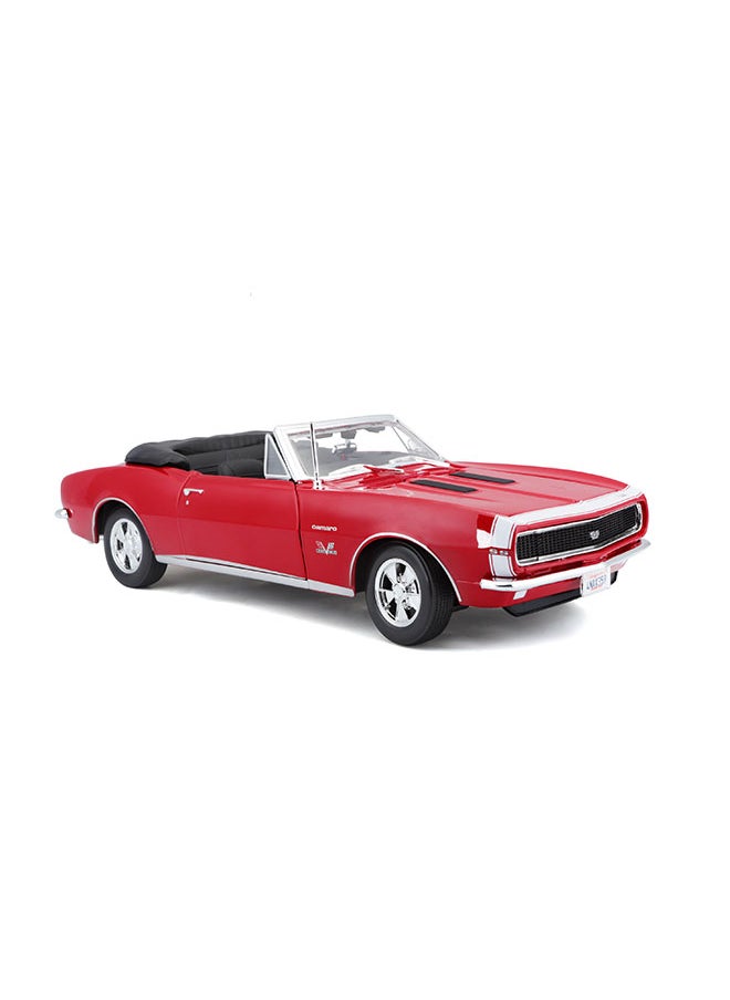 1:18 Se (A)-1967 Chevrolet Camaro Ss 396 Convertible Red Officially Licensed Scaled Replicas of Collectible Diecast Metal Models with Exquisite Interior & Exterior Detailing for All Ages