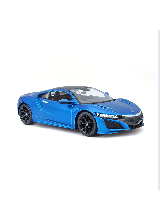 1:24 2018 Acura NSX Matte Flat Light Blue Officially Licensed Scaled Replicas of Collectible Diecast Metal Models with Exquisite Interior & Exterior Detailing for All Ages