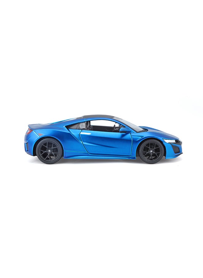 1:24 2018 Acura NSX Matte Flat Light Blue Officially Licensed Scaled Replicas of Collectible Diecast Metal Models with Exquisite Interior & Exterior Detailing for All Ages